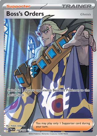 Boss's Orders - 248/193  - Holofoil SV02 Paldea Evolved - Ultra Rare
