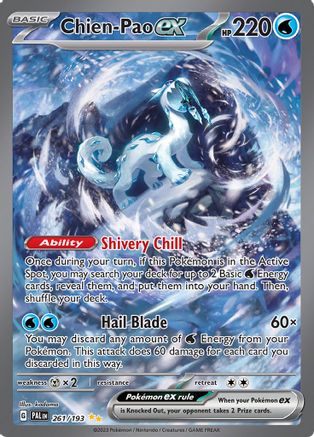 Chien-Pao ex - 261/193  - Holofoil SV02 Paldea Evolved - Special Illustration Rare