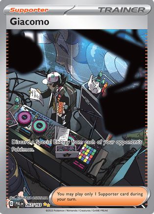 Giacomo - 267/193  - Holofoil SV02 Paldea Evolved - Special Illustration Rare