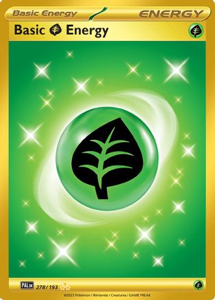 Basic Grass Energy - 278/193  - Holofoil SV02 Paldea Evolved - Hyper Rare