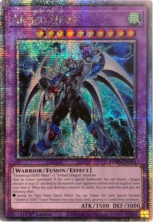 Armed Neos (Quarter Century Secret Rare) (BLMR-EN002) - Battles of Legend: Monstrous Revenge 1st Edition