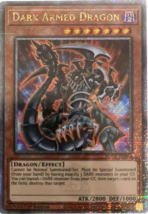 Dark Armed Dragon (Quarter Century Secret Rare) (BLMR-EN054) - Battles of Legend: Monstrous Revenge 1st Edition