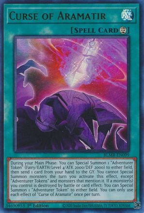 Curse of Aramatir (BLMR-EN099) - Battles of Legend: Monstrous Revenge 1st Edition