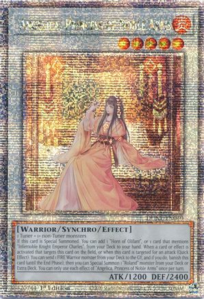 Angelica, Princess of Noble Arms (Quarter Century Secret Rare) (DUNE-EN040) - Duelist Nexus 1st Edition