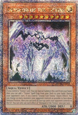 Demigod of the Tistina (Quarter Century Secret Rare) (DUNE-EN088) - Duelist Nexus 1st Edition