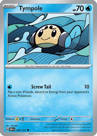 Tympole - 050/197  SV03 Obsidian Flames - Common