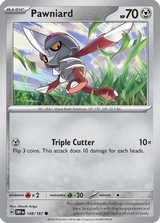 Pawniard - 148/197  SV03 Obsidian Flames - Common
