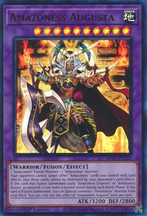 Amazoness Augusta (MP23-EN223) - 25th Anniversary Tin: Dueling Heroes Mega Pack 1st Edition