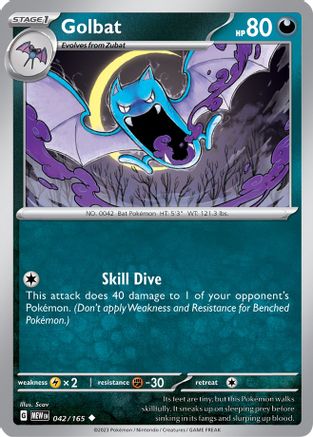 Golbat - 042/165  SV Scarlet & Violet 151 - Uncommon