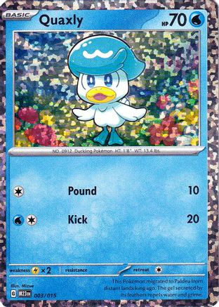 Quaxly - 003/015  - Holofoil McDonalds Promos 2023 - Promo