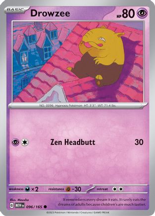 Drowzee - 096/165  SV Scarlet & Violet 151 - Common