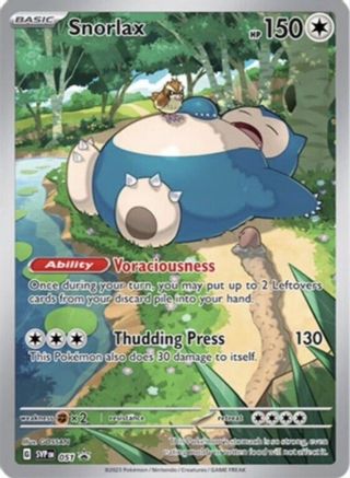 Snorlax - 051 - 051  - Holofoil SV Scarlet & Violet Promo Cards - Promo