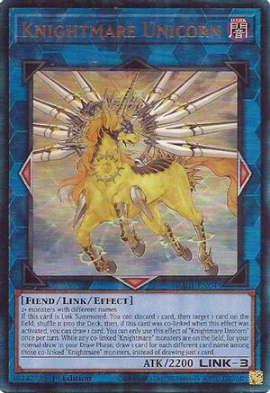 Knightmare Unicorn (PUR) (RA01-EN043) - 25th Anniversary Rarity Collection 1st Edition
