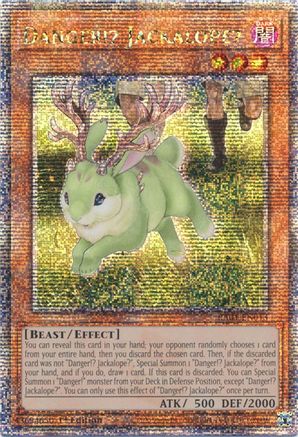 Danger!? Jackalope? (Quarter Century Secret Rare) (RA01-EN013) - 25th Anniversary Rarity Collection 1st Edition