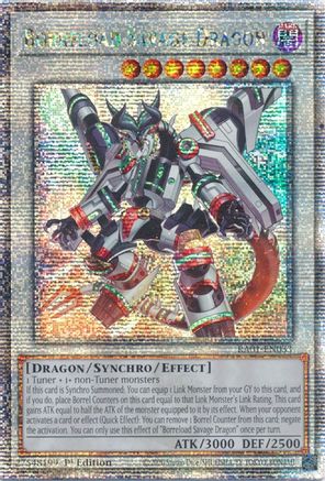 Borreload Savage Dragon (Quarter Century Secret Rare) (RA01-EN033) - 25th Anniversary Rarity Collection 1st Edition