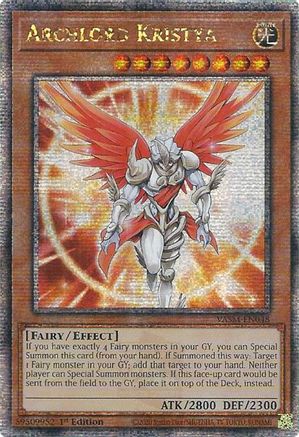 Archlord Kristya (Quarter Century Secret Rare) (VASM-EN048) - Valiant Smashers 1st Edition