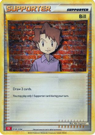 Bill (CLC) - 018/034  - Holofoil Trading Card Game Classic - Classic Collection