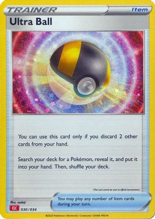 Ultra Ball (CLC) - 030/034  - Holofoil Trading Card Game Classic - Classic Collection