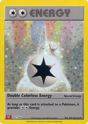 Double Colorless Energy (CLC) - 032/034  - Holofoil Trading Card Game Classic - Classic Collection
