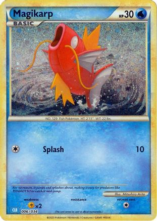 Magikarp - 006/034  - Holofoil Trading Card Game Classic - Classic Collection