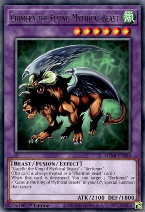Chimera the Flying Mythical Beast (MZMI-EN040) - Maze of Millennia 1st Edition