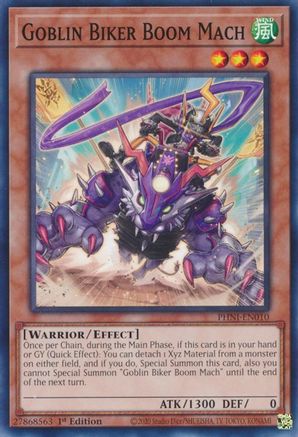 Goblin Biker Boom Mach (PHNI-EN010) - Phantom Nightmare 1st Edition
