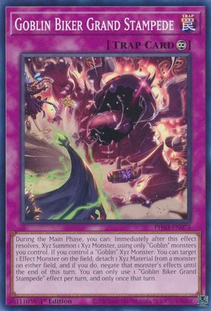Goblin Biker Grand Stampede (PHNI-EN075) - Phantom Nightmare 1st Edition