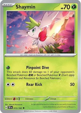 Shaymin - 013/162  SV05 Temporal Forces - Uncommon