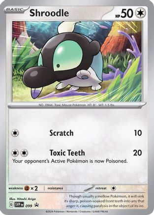 Shroodle - 099 - 099  - Holofoil SV Scarlet & Violet Promo Cards - Promo