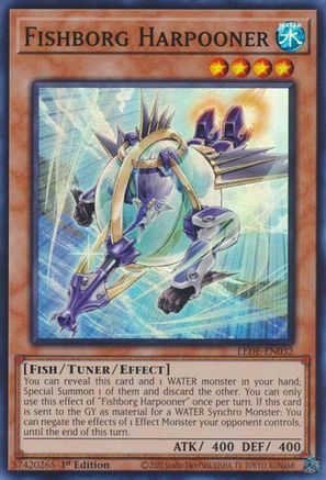 Fishborg Harpooner (LEDE-EN032) - Legacy of Destruction 1st Edition