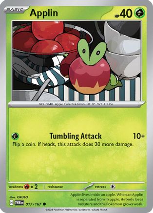Applin - 017/167  SV06 Twilight Masquerade - Common