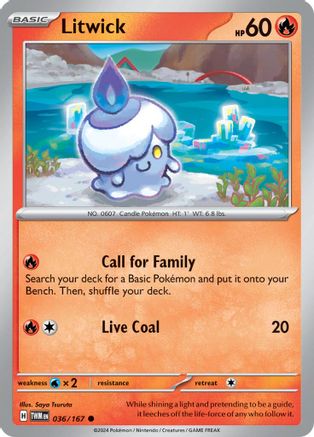 Litwick - 036/167  SV06 Twilight Masquerade - Common