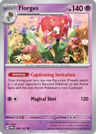 Florges - 088/167  SV06 Twilight Masquerade - Uncommon