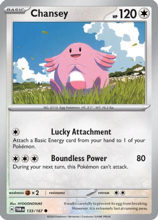 Chansey - 133/167  SV06 Twilight Masquerade - Common
