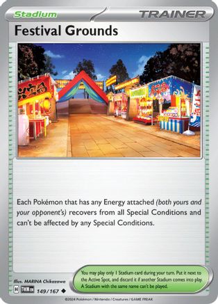 Festival Grounds - 149/167  - Reverse Holofoil SV06 Twilight Masquerade - Uncommon
