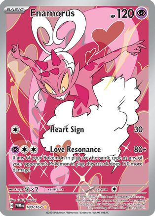 Enamorus - 180/167  - Holofoil SV06 Twilight Masquerade - Illustration Rare
