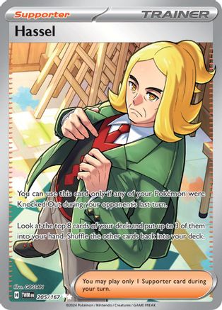 Hassel - 205/167  - Holofoil SV06 Twilight Masquerade - Ultra Rare