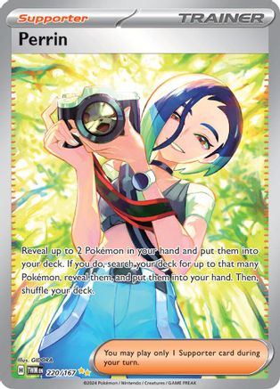 Perrin - 220/167  - Holofoil SV06 Twilight Masquerade - Special Illustration Rare