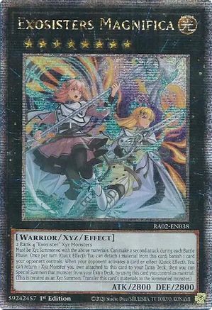 Exosisters Magnifica (Quarter Century Secret Rare) (RA02-EN038) - 25th Anniversary Rarity Collection II 1st Edition