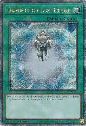 Charge of the Light Brigade (Quarter Century Secret Rare) (RA02-EN055) - 25th Anniversary Rarity Collection II 1st Edition