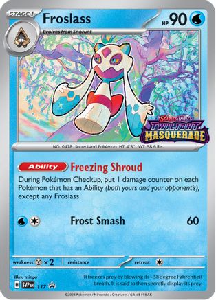 Froslass - 117 - 117  - Holofoil SV Scarlet & Violet Promo Cards - Promo