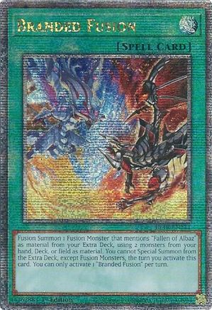 Branded Fusion (Quarter Century Secret Rare) (BLTR-EN111) - Battles of Legend: Terminal Revenge 1st Edition