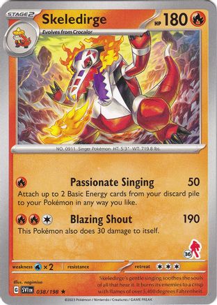 Skeledirge - Armarouge 36/198  Battle Academy 2024 - Rare