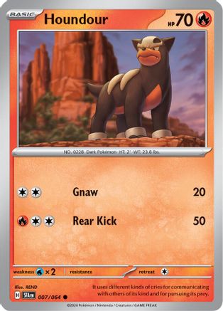 Houndour - 007/064  SV Shrouded Fable - Common