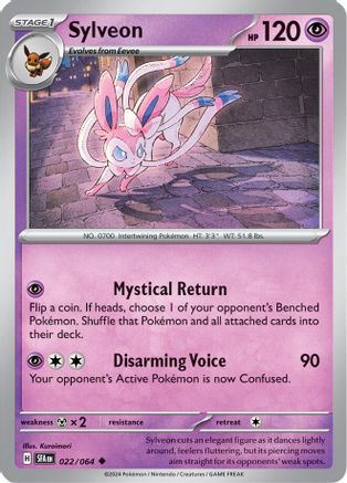 Sylveon - 022/064  SV Shrouded Fable - Uncommon