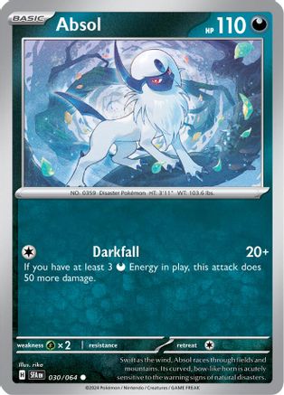 Absol - 030/064  SV Shrouded Fable - Common