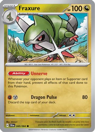Fraxure - 045/064  SV Shrouded Fable - Common