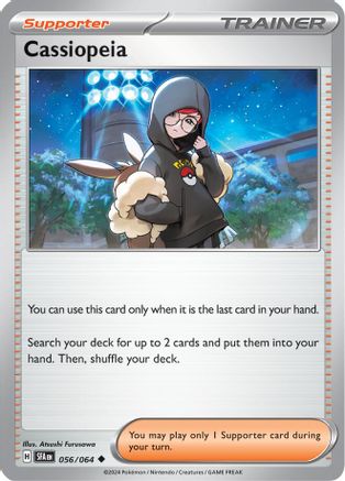 Cassiopeia - 056/064  - Reverse Holofoil SV Shrouded Fable - Uncommon