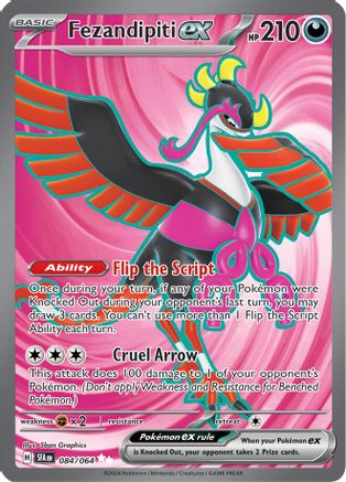 Fezandipiti ex - 084/064  - Holofoil SV Shrouded Fable - Ultra Rare