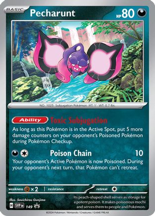Pecharunt - 149 - 149  - Holofoil SV Scarlet & Violet Promo Cards - Promo